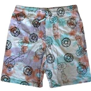 Bart Simpson Donut Pajama Shorts